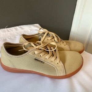 WHITIN Beige Sneakers with Brown Soles